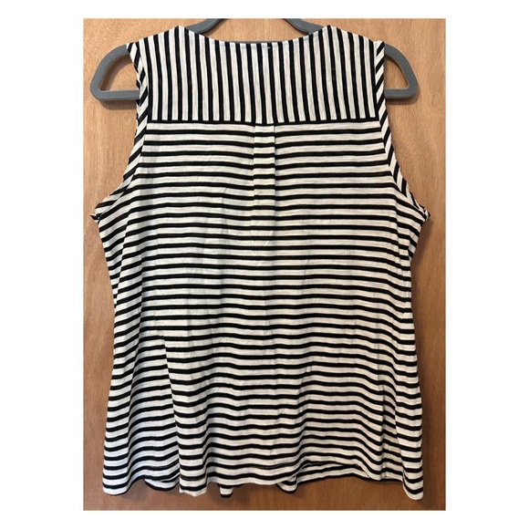 Anthropologie Postmark Pippi Stripe Sleeveless Top - Picture 6 of 10